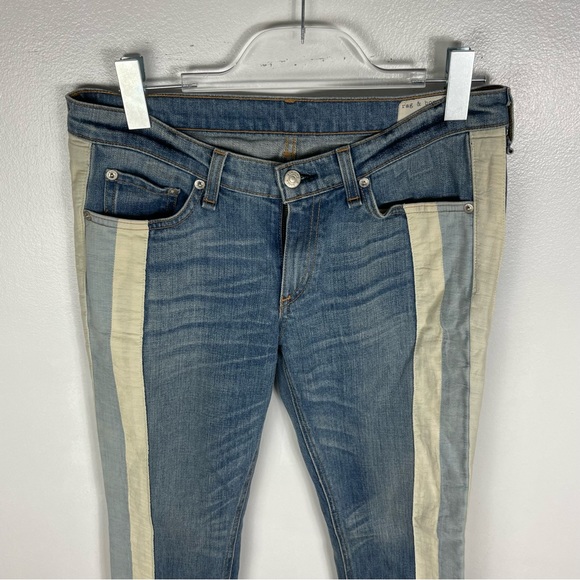 rag & bone skinny racer stripe jeans - Picture 3 of 9